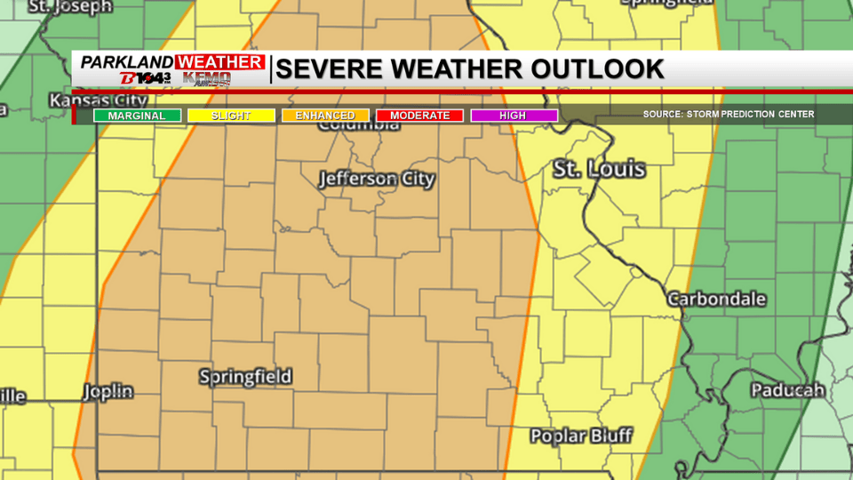 Severe Weather Threat for Easter Sunday