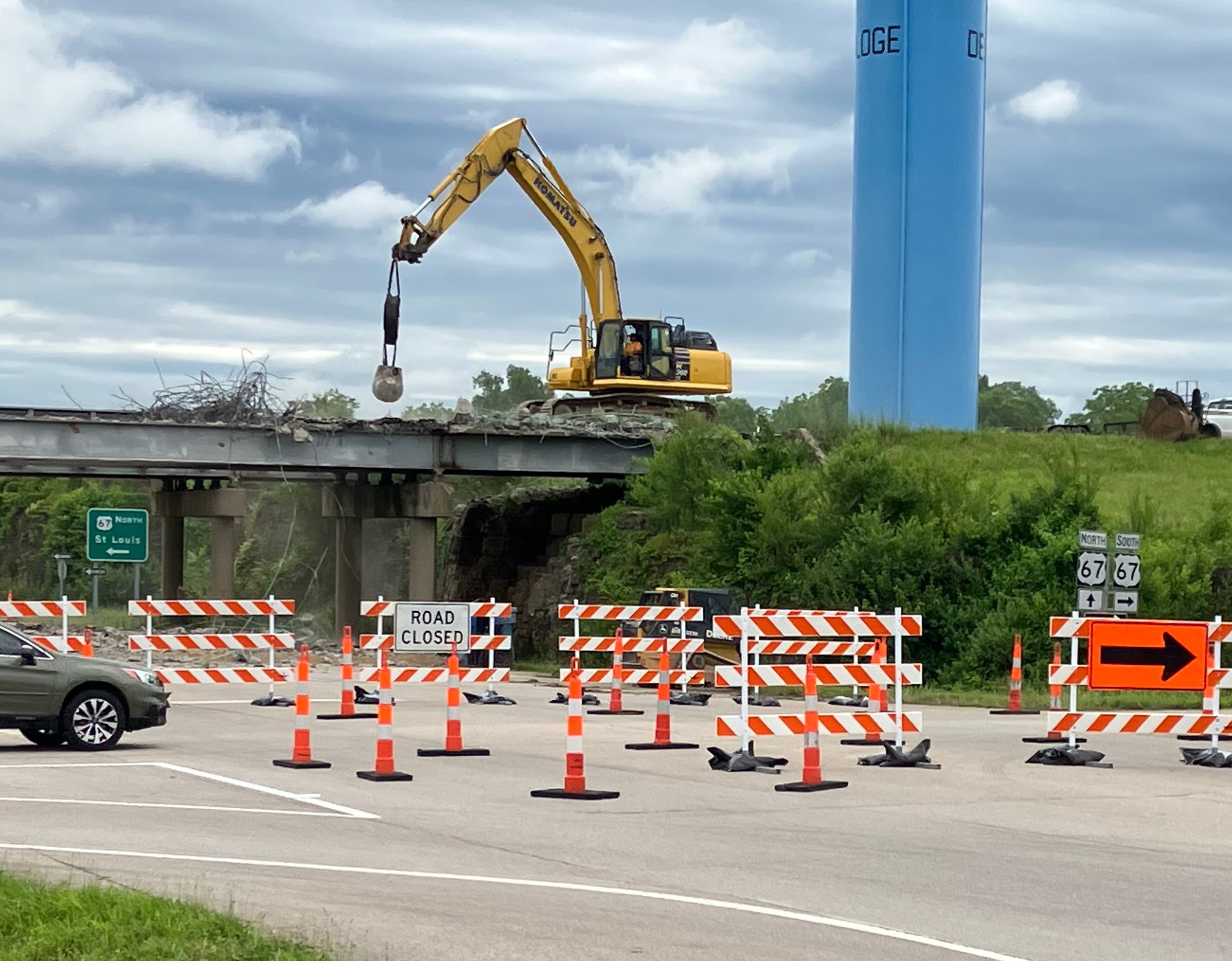 Desloge Highway 67 Detour Begins