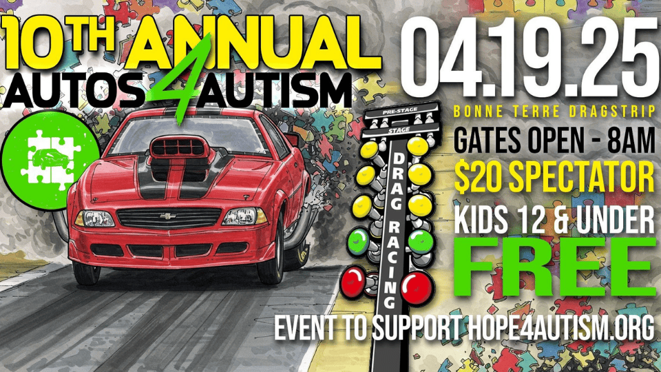 The Autos for Autism Drag Race This Weekend