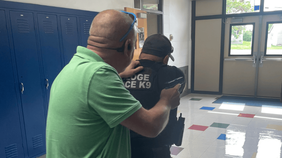 Local Police Departments Conduct Active Shooter Training at North County Middle School