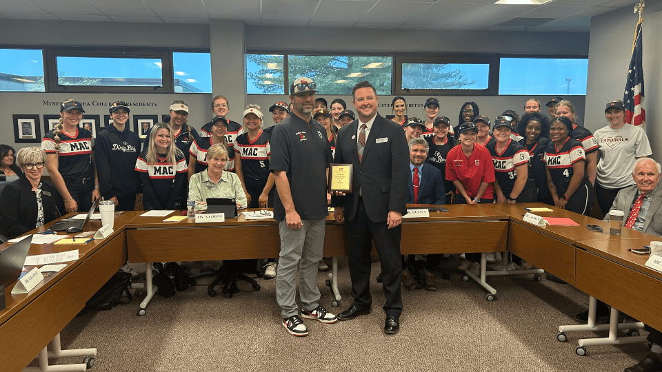 MAC Softball Coach Awarded Champion of Excellence Award