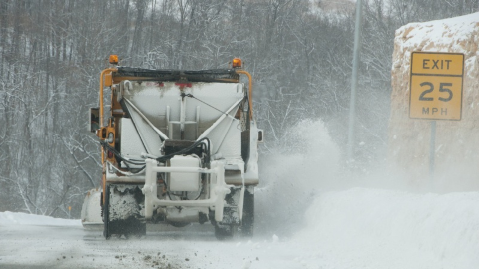 Snow Plows Are Working to Clear Parkland Roads