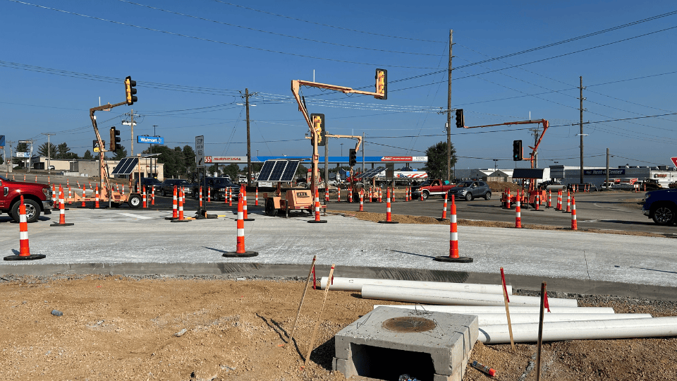 North State Street in Desloge Reopens as Roundabout Project Progresses