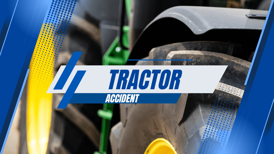 Ellington Man Injured After Tractor Flips
