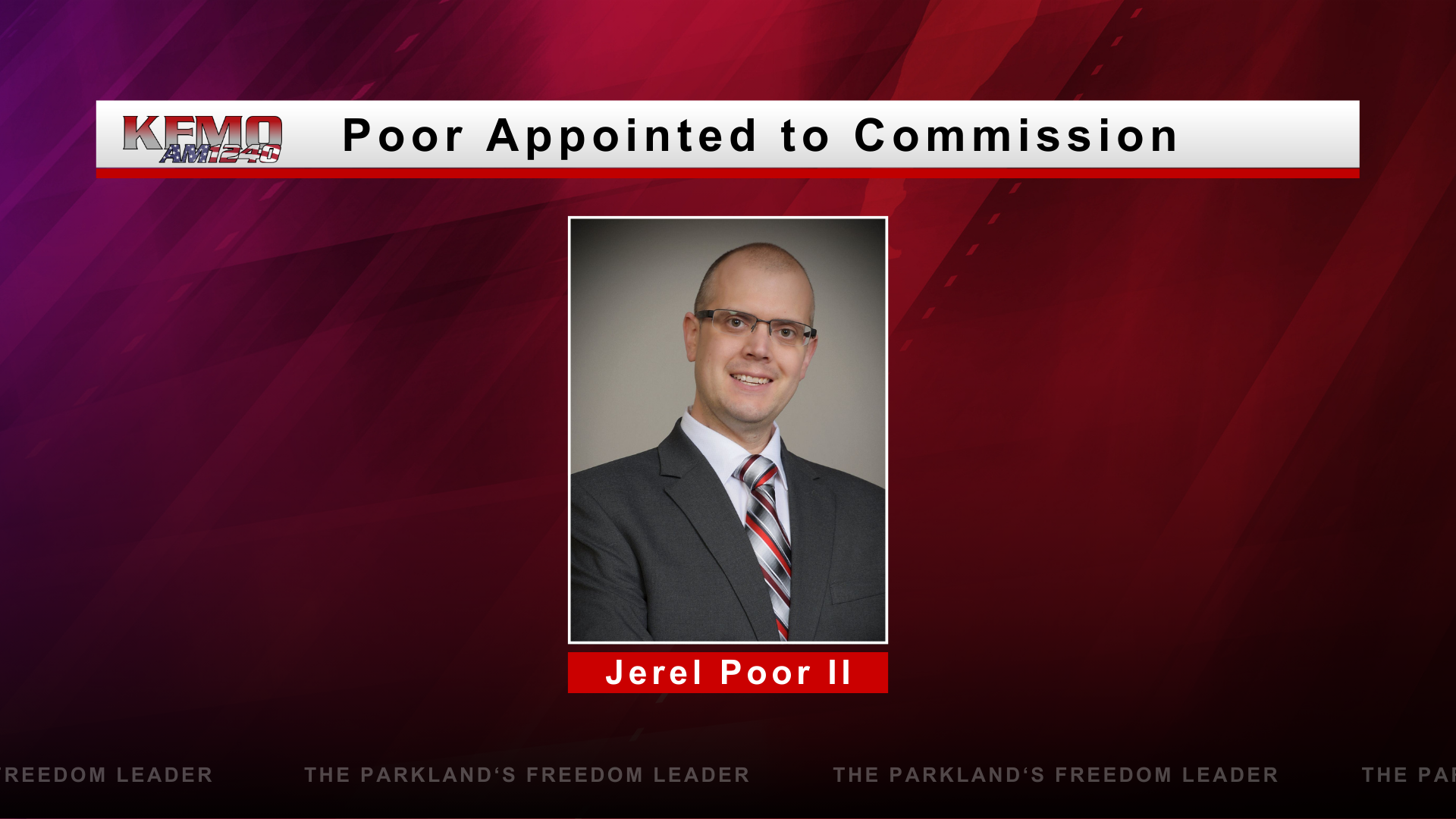 Poor Appointed to Administrative Hearing Commission